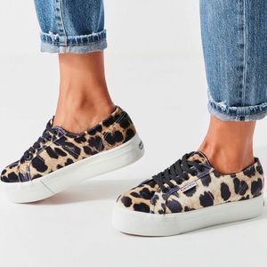 Superga Shoes - Superga Velvet Leopard Platform Sneakers NIB Superga Shoes - Superga Velvet Leopard Platform Sneakers NIB